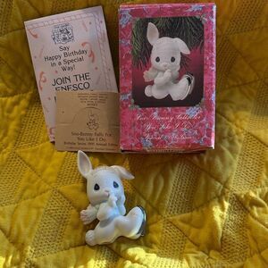 1991 Precious Moments - Sno-Bunny Falls For You Like I Do Ornament - 520438